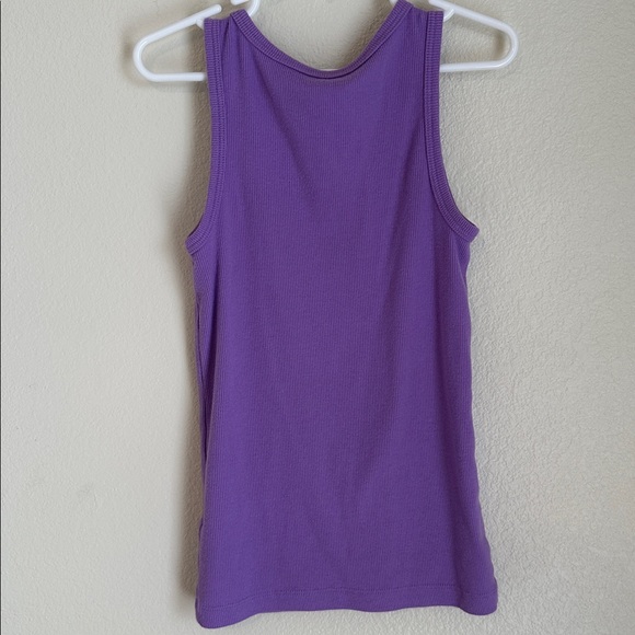 ❄️Wonder Nation Purple Ribbed Tank❄️ - Picture 7 of 7